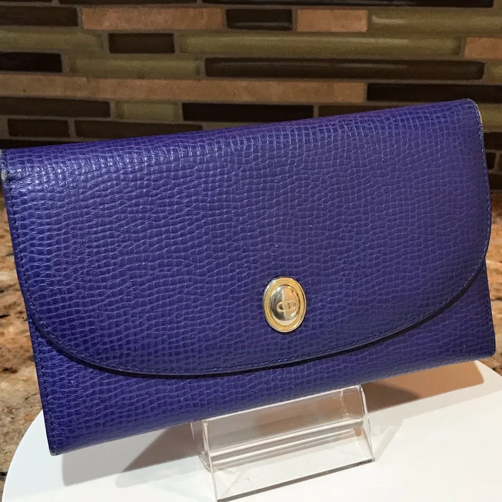 Christian Dior Signature Vintage Leather Wallet 😍🔥